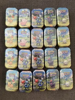 (LOT OF 15) Pokemon TCG Mega Evolutions Ascended Heroes Mini Tins NEW/SEALED - Image 1