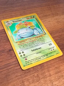 Pokemon Base Set Venusaur 015/102 Holo MP - Image 2