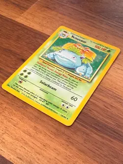 Pokemon Base Set Venusaur 015/102 Holo MP - Image 3