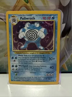 Poliwrath 13/102 | Base Set Unlimited Holo | Pokemon Holo Rare Holo | MP - Image 1