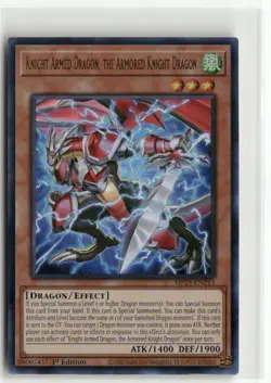 Yugioh Knight Armed Dragon, the Armored Knight Dragon MP25-EN213 UR NM 1st Ed - Image 1