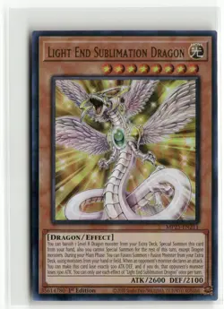 Yugioh Light End Sublimation Dragon MP25-EN211 Ultra Rare NM 1st Ed - Image 1