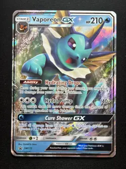 Pokemon: Vaporeon GX Sun & Moon Promo SM172 - Image 1