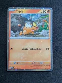 Tepig - (Cosmos Holo) 029/217 Common Miscellaneous Cards & Products Holo MCAP - Image 1