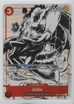 2022 One Piece Card Game: Promos English Jinbe (Gift Collection 2023) #ST01-005 - Image 1