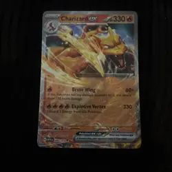 Pokemon TCG Charizard EX Scarlet & Violet 151 Card 006/165 - Image 1