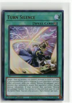 Yugioh Turn Silence MP25-EN192 Ultra Rare NM 1st Ed - Image 1