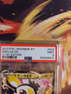 Pokemon Card Emolga Ex Holos Collection Y 1. Edition Rare Japanese PSA 9 - Image 4