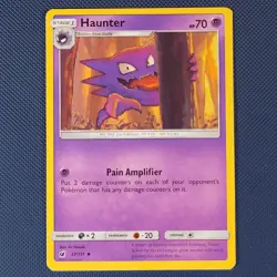 Haunter 37/111 - Crimson Invasion - Uncommon Pokemon Card - NM - Image 1