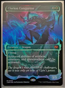 Clarion Conqueror 400 Showcase Foil - Magic the Gathering - Tarkir: Dragonstorm - Image 1