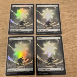 Full Art Land x 4 | Plains | Foil | Secrets of Strixhaven | MTG - Image 1