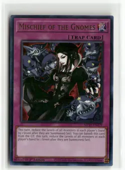 Yugioh Mischief of the Gnomes MP25-EN279 Ultra Rare NM 1st Ed - Image 1