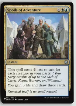 Spoils of Adventure Lightly Played 237 The List Reprints Magic: The Gathering - Image 1