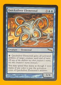 MTG QUICKSILVER ELEMENTAL Mirrodin (OldManMTG 012-829) - Image 1
