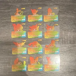 Edibas Pokemon Lamincards Lot 11 Laminated Plastic Cards 2000 English - Image 2