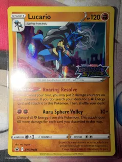 Pokemon - Lucario - SWSH186 - Promo - Brilliant Stars - Image 1