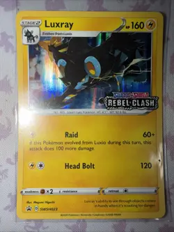 Pokemon - Luxray - SWSH023 - Rebel Clash - Promo - Image 1