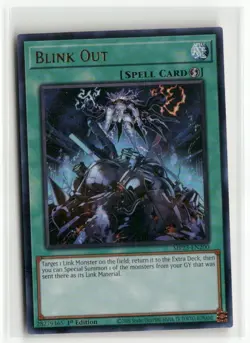 Yugioh Blink Out MP25-EN200 Ultra Rare NM 1st Ed - Image 1