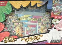 Pokemon Ascended Heroes Mega Gardevoir Premium Poster Booster Collection Box - Image 1