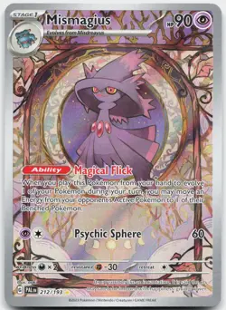 Mismagius 212/193 Illustration Rare Paldea Evolved Pokemon Near Mint - Image 1