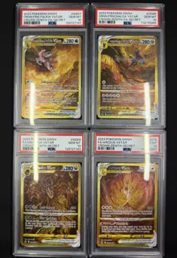 Pokemon TCG Crown Zenith Gold VSTAR Set GG67 GG68 GG69 GG70 PSA 10 - Image 1