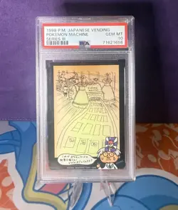 Pokemon Machine Japanese Pokemon Vending Series 3 1998 POP 286 PSA 10 - Image 1