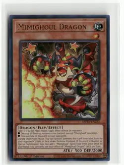 Yugioh Mimighoul Dragon MP25-EN235 Ultra Rare NM 1st Ed - Image 1