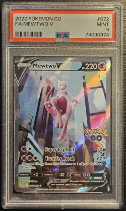 ⭐PSA 9 Mewtwo V 072/078 ⭐Pokemon Go - Image 1