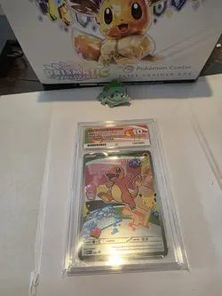 Ace 10 Charmander 038 First Partner Illustration Promo Gem Mint Pokemon - Image 1
