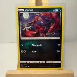 Zorua 52/73 Shining Legends Pokeball Holo Pokemon TCG - Image 1