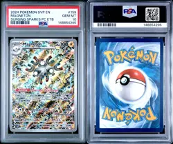 PSA 10 Magneton SVP 159 Pokemon Center | Surging Sparks GEM MINT. NEW CERT - Image 3