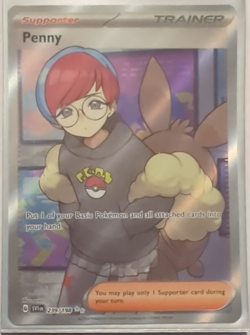 The Pokemon Company Penny 239/198 SV01 Ultra Rare Holo Full Art Trainer EN - Image 1