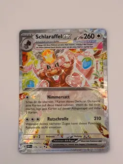 Pokemon Schlaraffel EX 179/197 (OBF179) Obsidianflammen deutsch NM Terakristall - Image 3