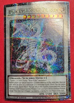 1x Yu-Gi-Oh! Blue-Eyes Spirit Dragon - RA02-EN030 - QCR - 1st Edition - NM - Image 1