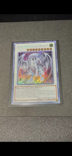 Yu-Gi-Oh! Azure-Eyes Silver Dragon LCKC-EN066 1st Ed Secret Rare - Image 1