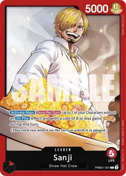 Sanji () L Premium Booster -The Best- PRB01-001 NM - Image 1