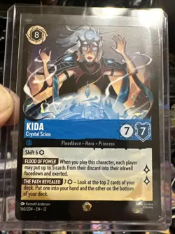 Disney Lorcana - Kida - Crystal Scion 160/204 - Wilds Unknown Regular. - Image 1