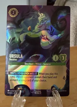 Disney Lorcana D23 Promo - URSULA DECEIVER- 03/D23 - Image 1