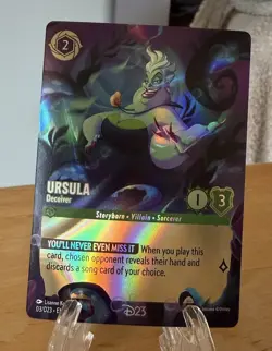 Disney Lorcana D23 Promo - URSULA DECEIVER- 03/D23 - Image 2