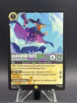 Disney Lorcana WinterSpell - Darkwing Duck Cool Under Pressure 192/204 - Image 1