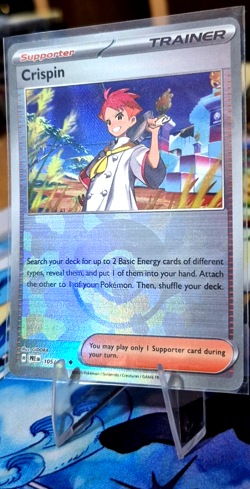 Crispin - 105/131 - Pokeball Holo - Prismatic Evolutions - Pokemon Card - NM/M - Image 2