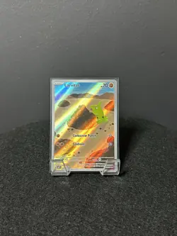 Larvitar 203/197 SV03: Obsidian Flames Illustration Rare Near Mint Pokemon Card - Image 1