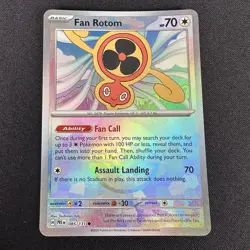 Fan Rotom - 085/131 - Pokeball Holo - Prismatic Evolutions - Pokemon Card - NM/M - Image 1