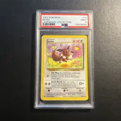 Eevee 74/110 PSA 9 Legendary Collection Pokemon Card Common Near Mint New Cert - Image 1