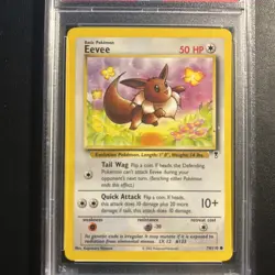 Eevee 74/110 PSA 9 Legendary Collection Pokemon Card Common Near Mint New Cert - Image 2
