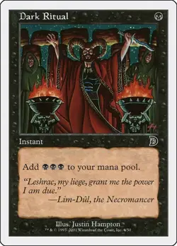 Magic The Gathering MTG DARK RITUAL Deckmasters NM Near Mint - Image 1