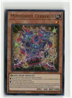 Yugioh Mimighoul Cerberus MP25-EN236 Ultra Rare NM 1st Ed - Image 1