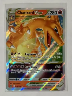 Charizard VSTAR 019/159 Crown Zenith Ultra Rare Full Art Holo Pokemon Card NM/M - Image 1