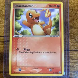 Pokemon : Charmander 57/112 Firered & Leafgreen Regular LP Top Loader - Image 1