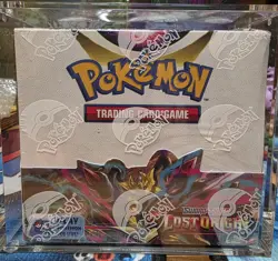 Pokemon Sword & Shield Lost Origin Booster Box - SEALED With Acrylic Case - Image 1